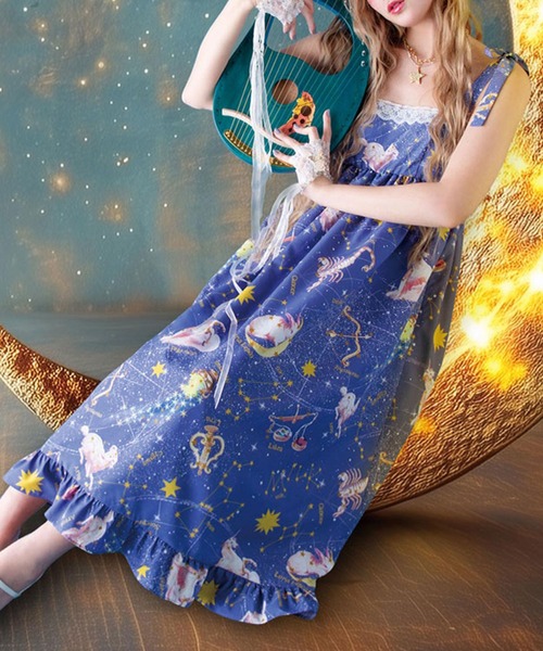 MILK（ミルク）の「Blue Moon ドレス（ジャンパースカート）」 - WEAR