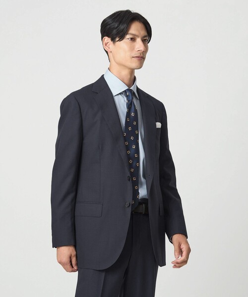 セール】GUABELLO 組織無地 2B MF スーツジャケット（スーツジャケット