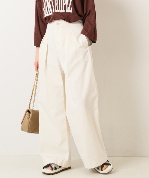 Spick & Span（スピックアンドスパン）の「ライトツイルワイドパンツ