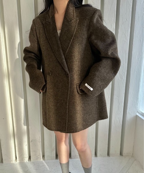 lawgy（ラウジー）の「handmade herringbone jacket outer
