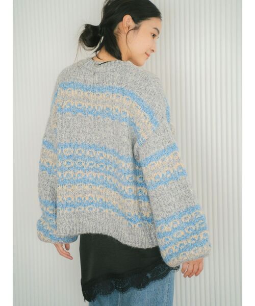 セール】ローゲージラメニットカーディガン（カーディガン/ボレロ