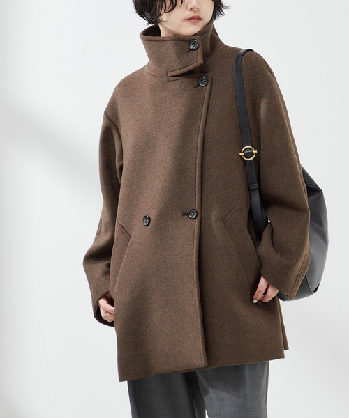 セール】MANTECO GIOLICA スタンドショートコート（その他アウター