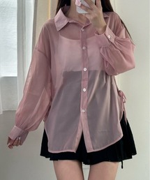ラベンダー」に該当するシャツ/ブラウス（ピンク/桃色系）ファッション