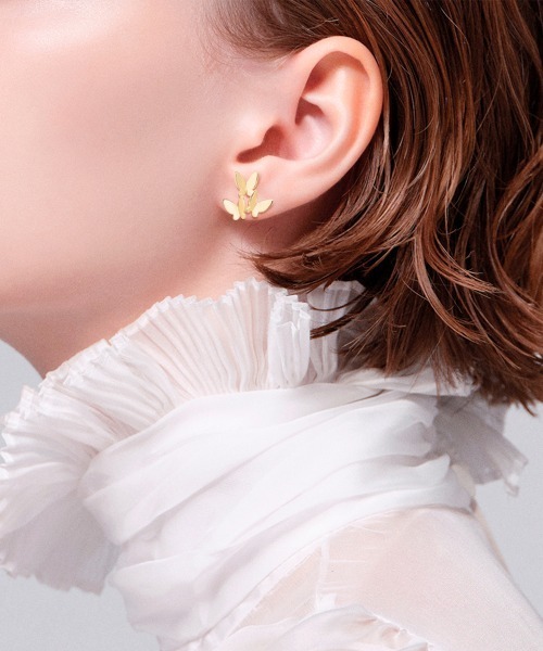 パピヨンブリリアンピアス（ピアス（片耳用））｜AHKAH（アーカー）の