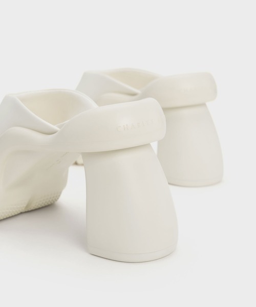 セール】Leila レイラ オープントゥミュール（サンダル）｜CHARLES