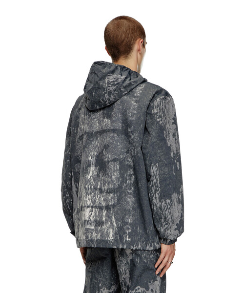 DIESEL（ディーゼル）の「メンズ ナイロンジャケット フーディー