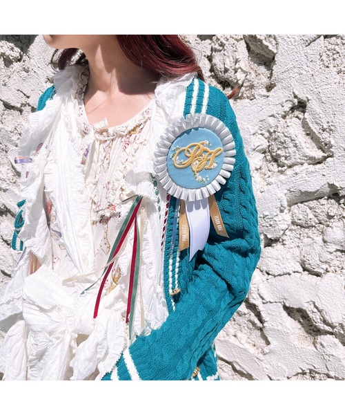 PINK HOUSE（ピンクハウス）の「ロゼット2WAYコサージュ（ブローチ