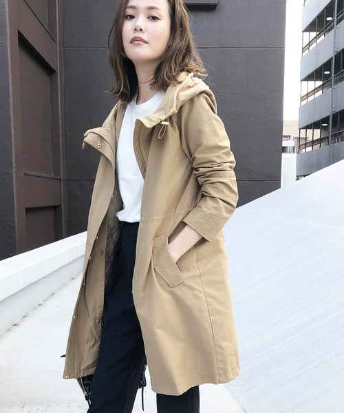 PICCIN（ピッチン）の「ライナー付きロングモッズコート（モッズコート