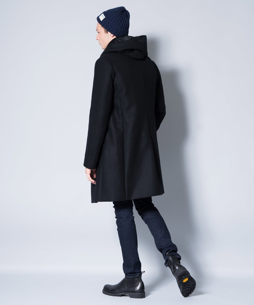 定価7.5万 カズユキ クマガイ アタッチメント カシミア混ストレッチ