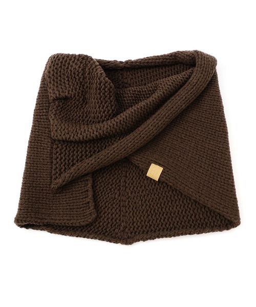 セール】バルキーヤーンハンドニットスヌード（ネックウォーマー