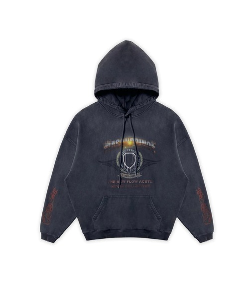 日本別注】MPオリジナル オーバーサイズ ヴィンテージ加工 袖プリント