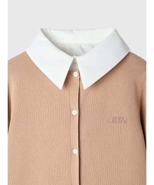 EIMY ISTOIRE（エイミーイストワール）の「EIMYロゴバイカラーニット