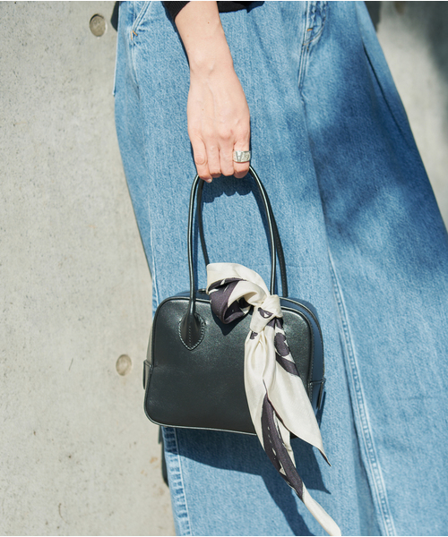 MAISON CANAU メゾン カナウ ボックスボストンS別注スムース（トート