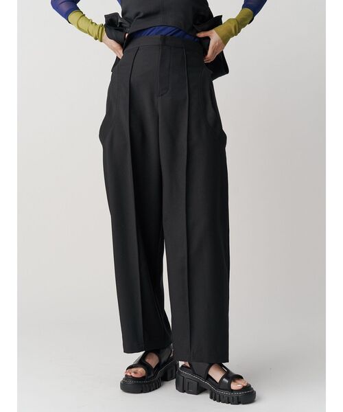 un3d. アンスリード バルーンスリーブ ガウチョパンツ ブラック