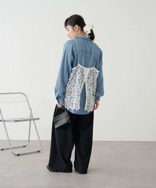 Omekashi（オメカシ）の「レースオーバーキャミソール（キャミソール