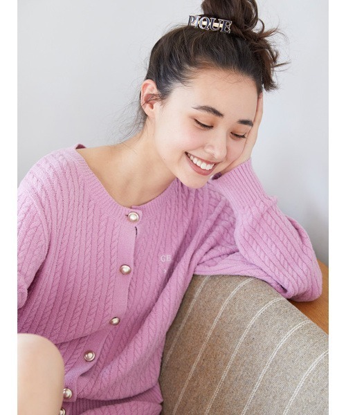 gelato pique（ジェラートピケ）の「スムーズィーアランカーディガン