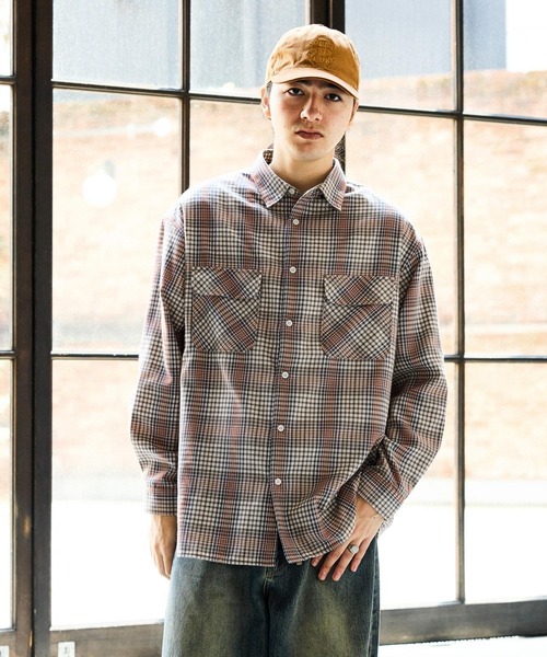 セール】チェックネルシャツ（シャツ/ブラウス）｜niko and