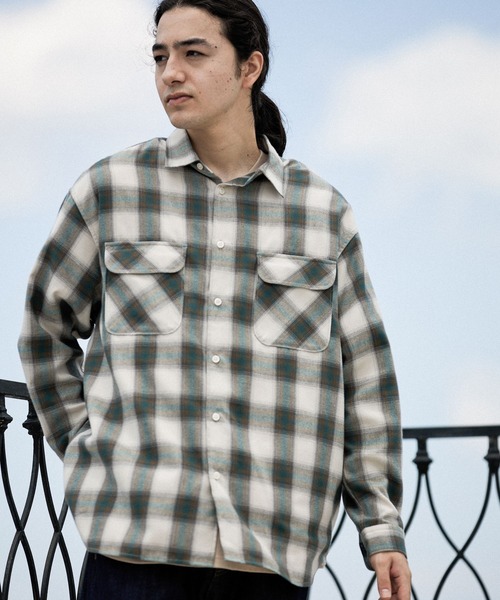 セール】チェックネルシャツ（シャツ/ブラウス）｜niko and