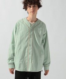 ベースボールシャツ」に該当するグリーン・カーキ/緑色系の