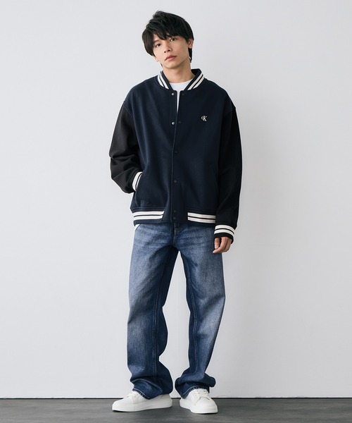 セール】ジャケット - バーシティボンバージャケット（スタジャン
