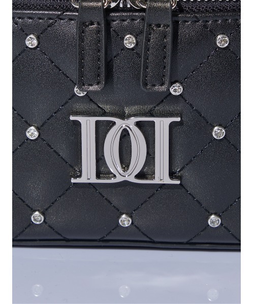 Darich（ダーリッチ）の「キルティングビジュースクエアミニバッグ