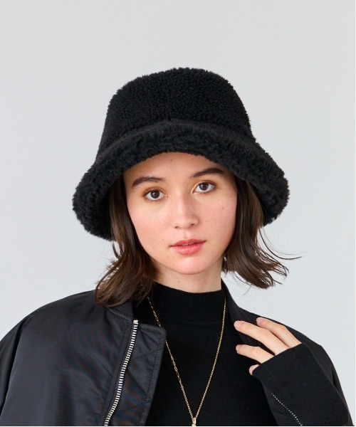 Chapeau d' O（シャポードオー）の「Chapeau d' O Color Boa Bucket
