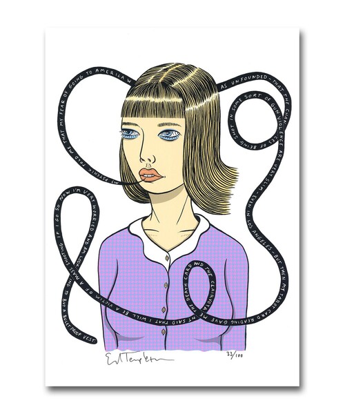 Ed Templeton / STRAY THOUGHTS GIRLS（ポスター/アート）｜TOKYO