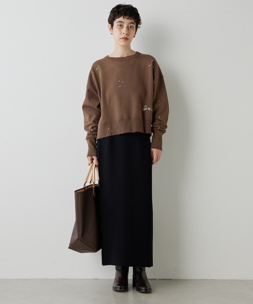 Whim Gazette（ウィムガゼット）の「ヴィンテージ加工裏毛プルオーバー