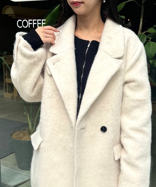 Chico（チコ）の「【お気に入り登録1万件！】シャギージャケットコート