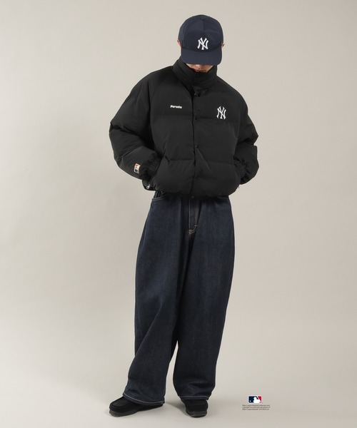 セール】Perushu × MLB コラボ中綿スタンドネックブルゾン（ブルゾン