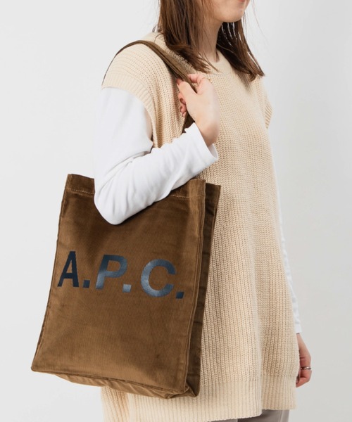 A.P.C.（アーペーセー）の「A.P.C. Lou COUDUROY TOTE BAG アー・ペー