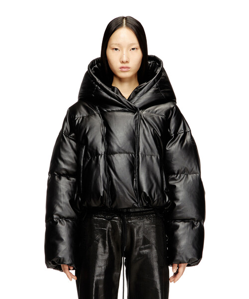 ウィメンズ ブラックパファージャケット W-ILLEY（ダウンジャケット