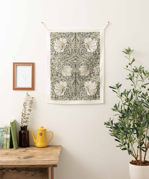 セール】ウィリアムモリス柄 ファブリックポスター 壁掛け