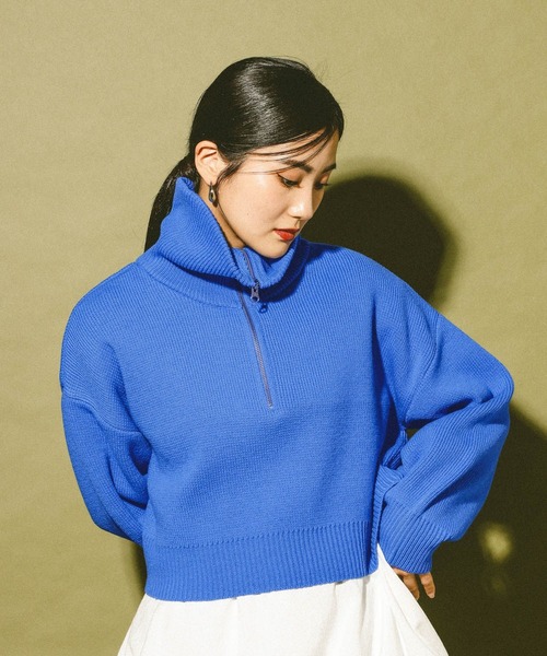 セール】ハーフジップニット/608246（ニット/セーター）｜GLOBAL WORK