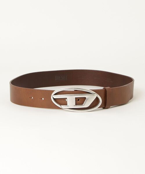 DIESEL（ディーゼル）の「ユニセックス Dロゴ カウレザーベルト