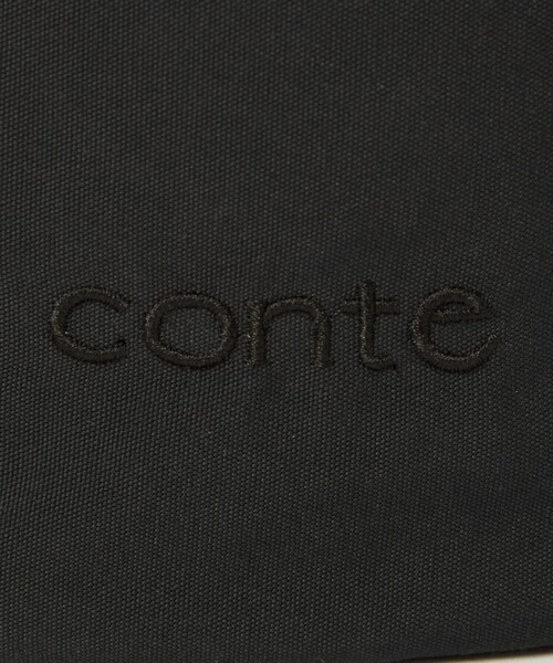 conte＞ドローストリング バッグ BLACK（ハンドバッグ）｜conte