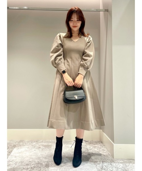 CELFORD（セルフォード）の「プリーツホールガーメントワンピース