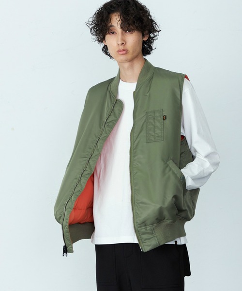 Alpha Industries（アルファインダストリーズ）の「MA-1 ダウンベスト