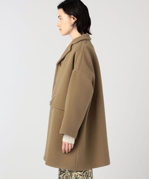 MACPHEE（マカフィー）の「パイルメルトン オーバーサイズドコート