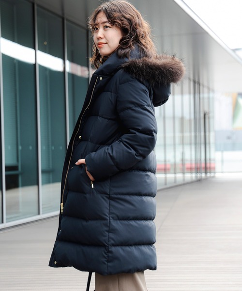 セール】【ビームスの百名品】河田 ロング ダウンコート （S～L