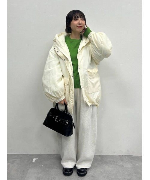 セール】【中綿入りで冬の防寒も◎】ソデ2WAYモンスターパーカーコート