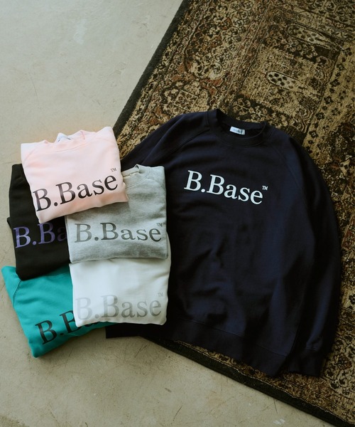 BROKEN BASE（ブロークンベース）の「B.Base Logo Crewneck Sweat / B