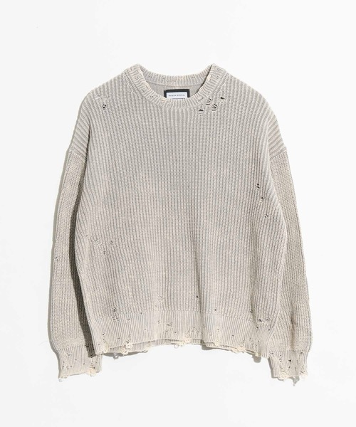 MAISON SPECIAL（メゾンスペシャル）の「《UNISEX》Snow Wash Damaged
