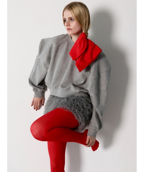 PUFF SLEEVE SWEAT 起毛なし（スウェット）｜AMOMMA（アモマ）の