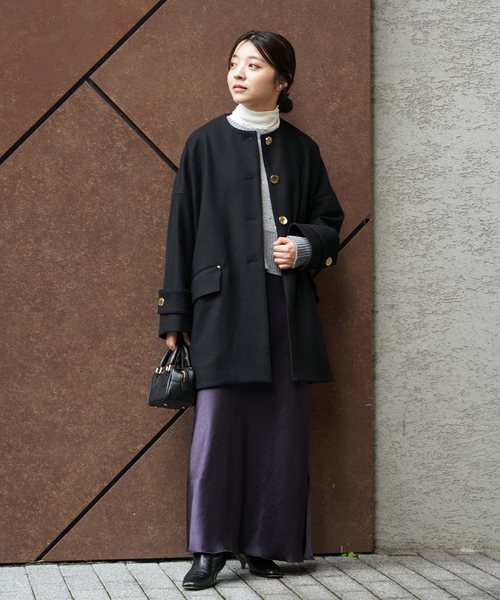 セール】MACKINTOSH/マッキントッシュ 別注 HUMBIE ノーカラーコクーン