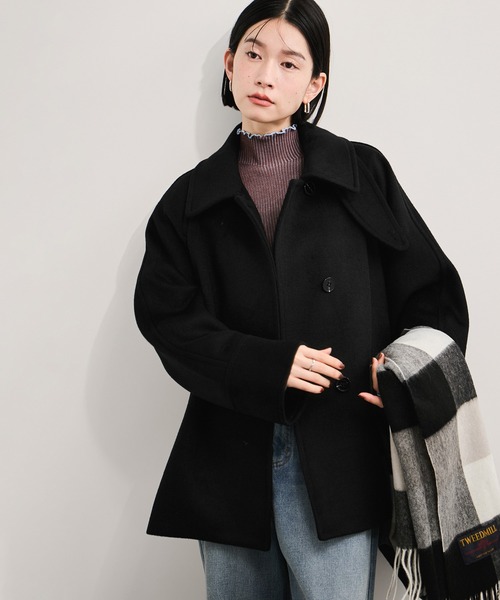 セール】2WAYスタンドカラーミドル丈コート（その他アウター）｜LE