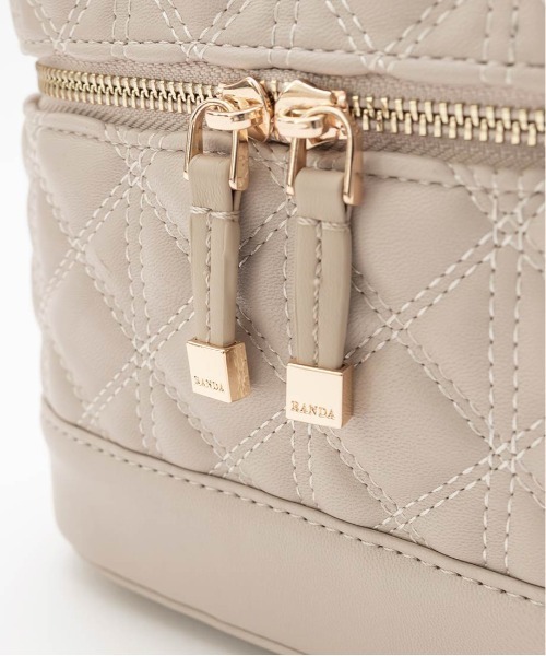 キルティング2WAYバニティバッグ（ショルダーバッグ）｜RANDA（ランダ