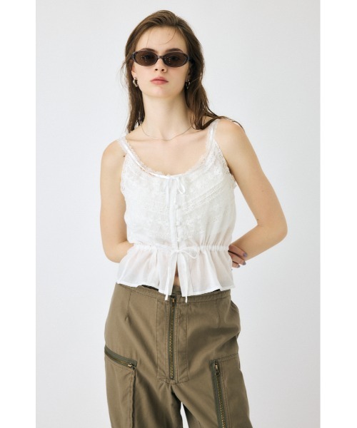 セール】LACE キャミトップス（キャミソール）｜MOUSSY（マウジー）の
