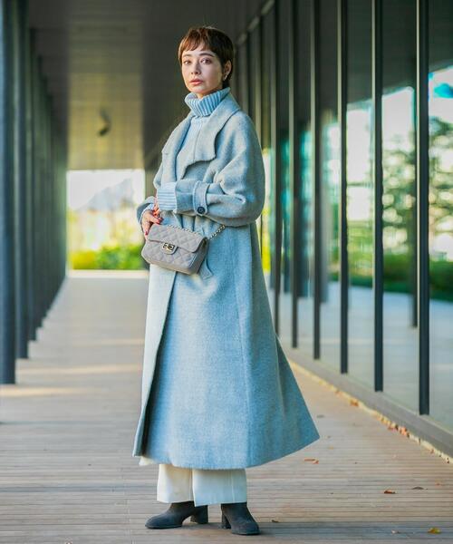 セール】アルパカ混シャギースタンドコート（その他アウター）｜URBAN