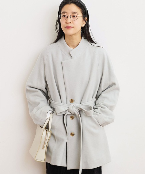 fig London（フィグロンドン）の「エアリアルパイル Harry coat